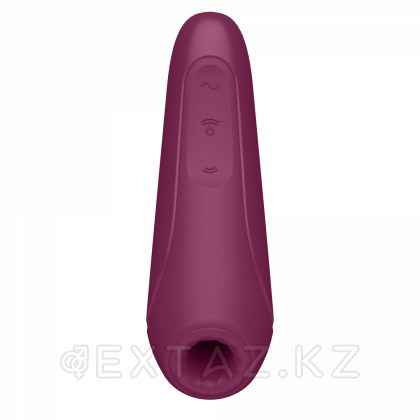 Вакуумный клиторальный стимулятор Satisfyer Curvy 1+ (темно-красный) от sex shop Extaz фото 6
