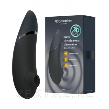 Бесконтактный клиторальный стимулятор Womanizer Next черный от sex shop Extaz фото 15