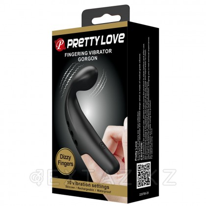 Вибрирующая насадка на палец (черная) от sex shop Extaz фото 12