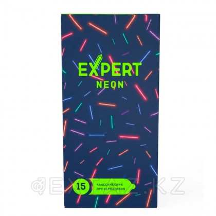 Презервативы EXPERT Neon, светящиеся, 15 шт от sex shop Extaz