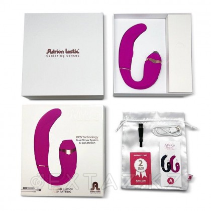 Стимулятор клитора и точки G My G розовый от Adrien Lastic от sex shop Extaz фото 2