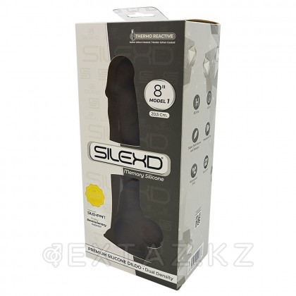 Реалистичный фаллоимитатор SilexD Model 1 (20,5×4,5 см), темно-коричневый от sex shop Extaz фото 3