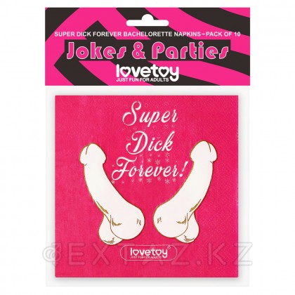 Салфетки для вечеринки Super Dick Forever (10 шт) от sex shop Extaz