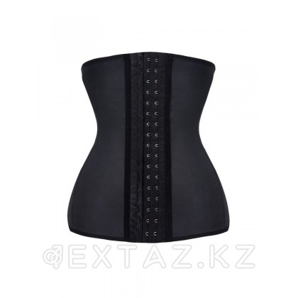 Эластичный утягивающий чёрный корсет под грудь, размер M от sex shop Extaz фото 8