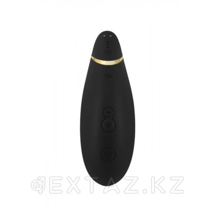 Бесконтактный клиторальный стимулятор Womanizer Premium черный/золотой от sex shop Extaz