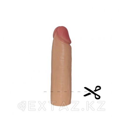 Насадка для увеличения пениса - 17,5 см. (Супер реалистичная) от sex shop Extaz фото 3