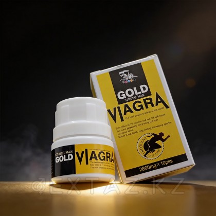 Возбуждающее средство для мужчин Viagra Gold Strong Man, 10 табл. от sex shop Extaz фото 4