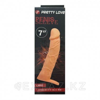 Насадка-реалистик на пенис с креплением на мошонку от sex shop Extaz фото 3
