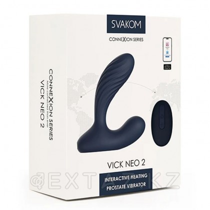 Интерактивный массажер простаты Vick Neo 2 с функцией подогрева от SVAKOM от sex shop Extaz фото 8