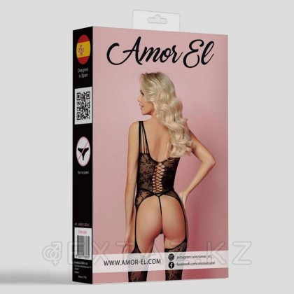 Кетсьюит (боди-комбинезон) Ofelia S/L черный от sex shop Extaz фото 4