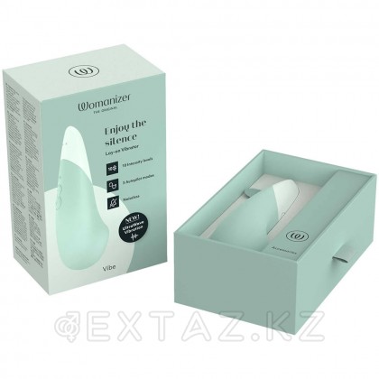 Клиторальный вибратор Womanizer Vibe цвет шалфея от sex shop Extaz фото 2