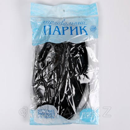 Карнавальный парик «Каре», обхват головы 56-58 см, цвет чёрный, 100 г от sex shop Extaz фото 4