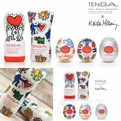 Мастурбатор SOFT CASE CUP TENGA & Keith Haring от sex shop Extaz фото 3