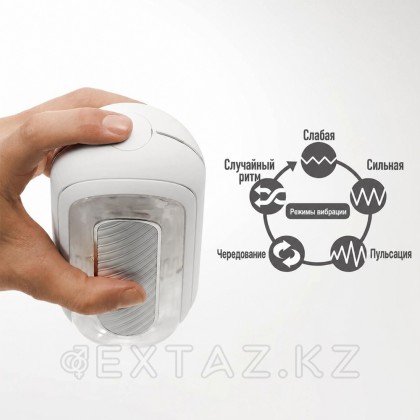 Мастурбатор Tenga Flip Zero Gravity с вибрацией, белый от sex shop Extaz фото 2