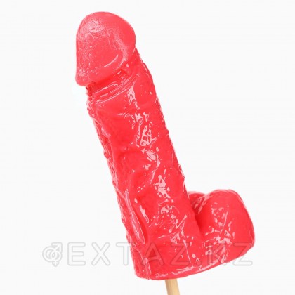 Леденец на палочке XXL «Новый год: Плохо себя вел» 18+, клубника, 140 г от sex shop Extaz фото 4