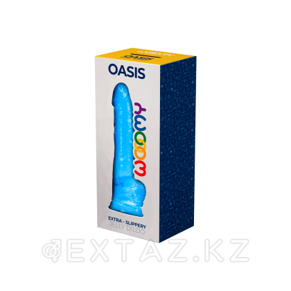 Фаллоимитатор Oasis голубой от WOOOMY (15 * 4,5 см.) от sex shop Extaz фото 2