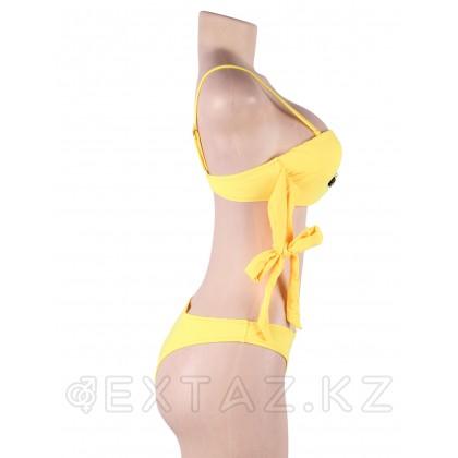Купальник с завязками Rhinestone Yellow (S) от sex shop Extaz фото 7