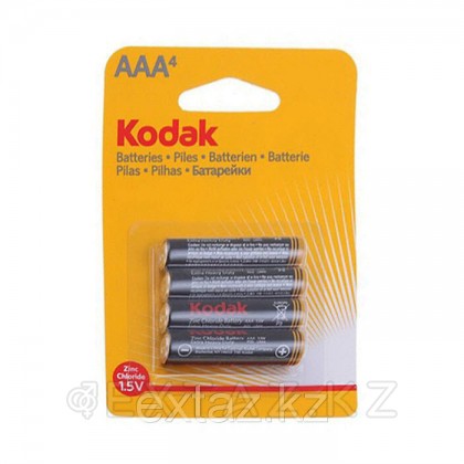 Батарейка солевая Kodak ААА набор 4 шт. R03-4BL HEAVY DUTY [K3AHZ-4] от sex shop Extaz