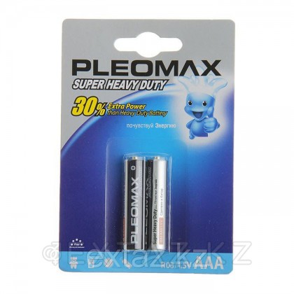 Батарейка солевая Samsung ААА набор 2 шт. Pleomax R03-2 BL от sex shop Extaz