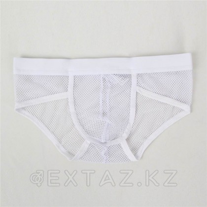 Плавки мужские белые  в сетку (размер L) от sex shop Extaz фото 3