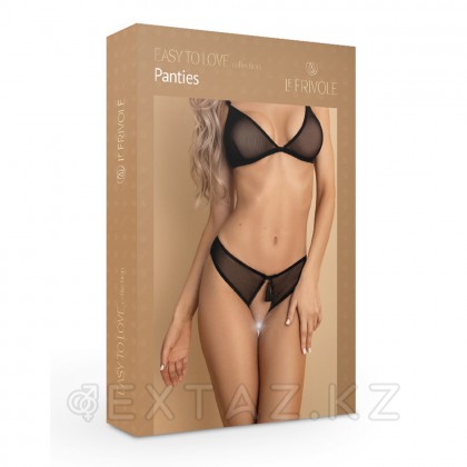 Трусики из мягкой сетки с доступом и манящей кисточкой Easy to love, XS/S, 40-42 от sex shop Extaz фото 3