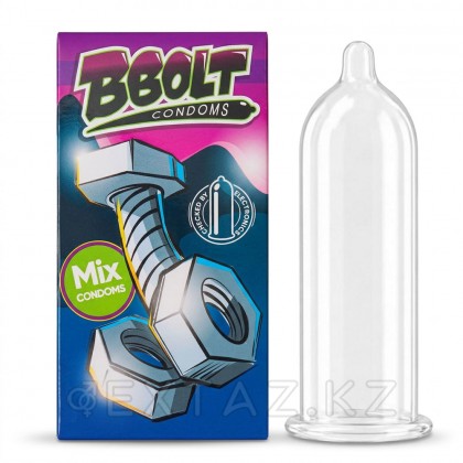 Набор презервативов BOLT CONDOMS 5-6 штук в ассортименте от sex shop Extaz