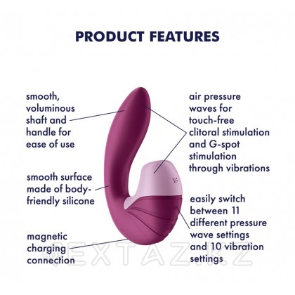Вибромассажер с клиторальной стимуляцией Satisfyer Supernova розовый от sex shop Extaz фото 2