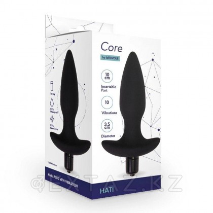 Анальная пробка с вибрацией Hati CORE, черный от sex shop Extaz фото 2