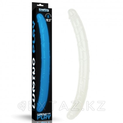 Фаллоимитатор двойной Lumino Play светящийся в темноте (47*4,5 см) от sex shop Extaz