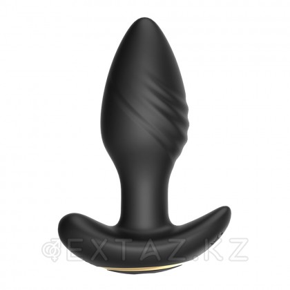 Анальный вибростимулятор с функцией вращения и пультом ДУ от sex shop Extaz фото 6