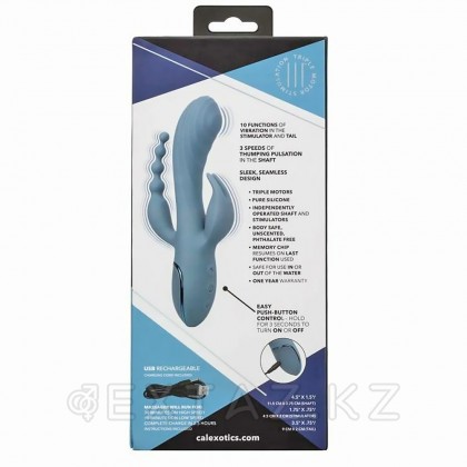 Вибратор тройного действия CalExotics III Triple Ecstasy, 11.5 см x 3.75 см от sex shop Extaz фото 11