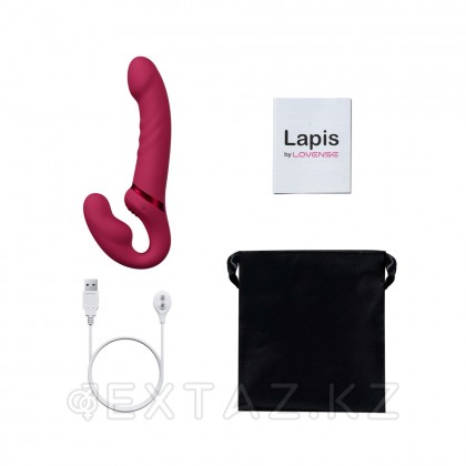 Страпон Lovense Lapis двусторонний, гибкий c вибрацией  от sex shop Extaz фото 6