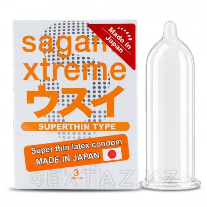 Презервативы SAGAMI Xtreme 0.04 мм. ультратонкие 3 шт. от sex shop Extaz