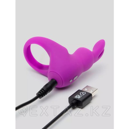 Эрекционное кольцо Happy Rabbit с вибрацией фиолетовое (кейс в комплекте) от sex shop Extaz фото 7
