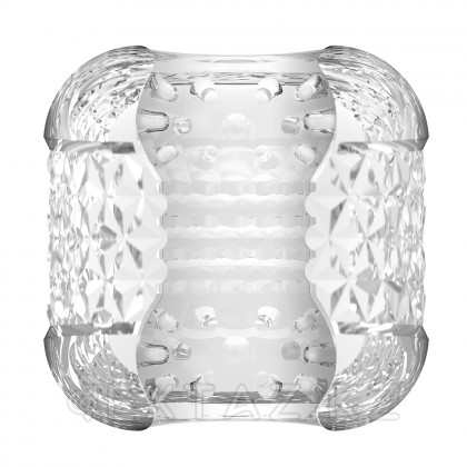 Мастурбатор с текстурированным каналом Cole прозрачный от sex shop Extaz фото 5