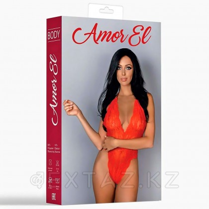 Боди эротический кружевной Amor El Felisa, красный L/XL от sex shop Extaz фото 3