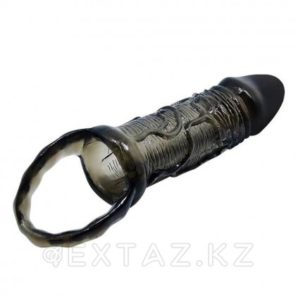 Насадка-удлинитель Breyden черная (15,5×3,2 см) от sex shop Extaz фото 4