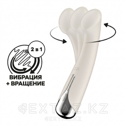 Вибратор для точки G с ротацией Satisfyer Spinning G-Spot 1 бежевый от sex shop Extaz фото 2