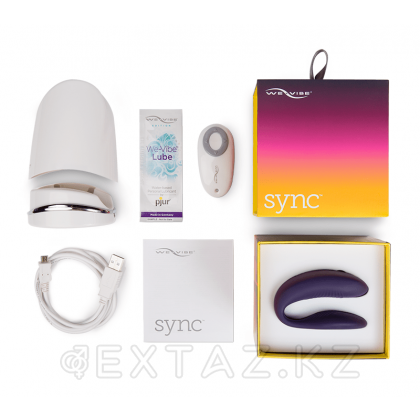 Инновационный вибратор для пар We-Vibe Sync - фиолетовый от sex shop Extaz фото 2