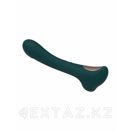 Вибратор с клиторальной стимуляцией Quiver от Alive темно-зеленый от sex shop Extaz фото 5