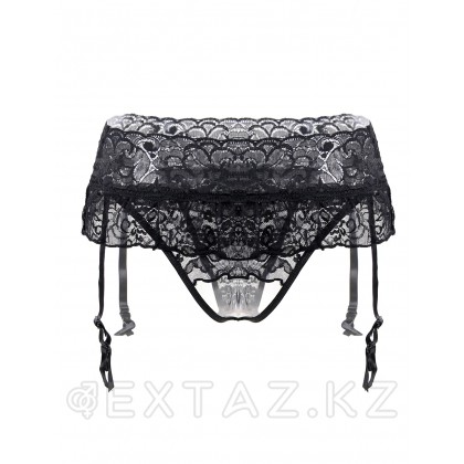 Пояс для чулок кружевной Black Sexy Bow (XL) от sex shop Extaz фото 6