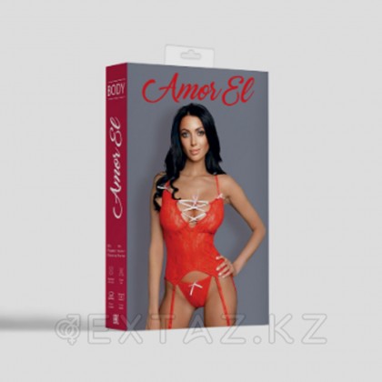 Комплект эротического белья Madrid L/XL красный от sex shop Extaz фото 3