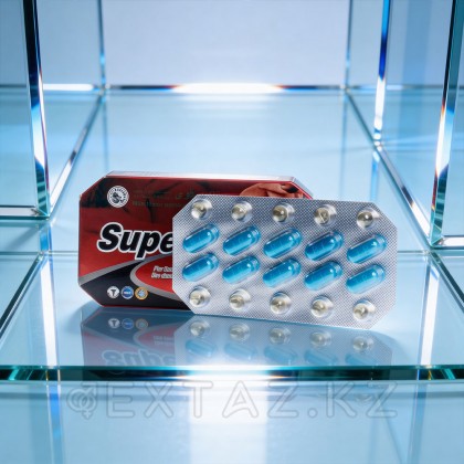 Возбуждающее средство для мужчин Super Man c витамином - (10 + 10) от sex shop Extaz фото 4