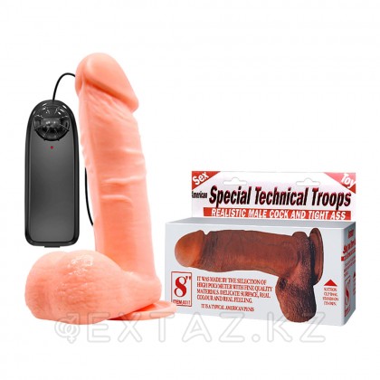 Вибратор - ротатор на присоске (Функция вращения и вибрации) от sex shop Extaz фото 2