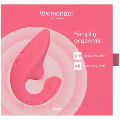 Бесконтактный клиторальный стимулятор Womanizer Blend, розовый от sex shop Extaz фото 2