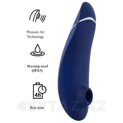 Бесконтактный клиторальный стимулятор Womanizer Premium 2 Blueberry от sex shop Extaz фото 11