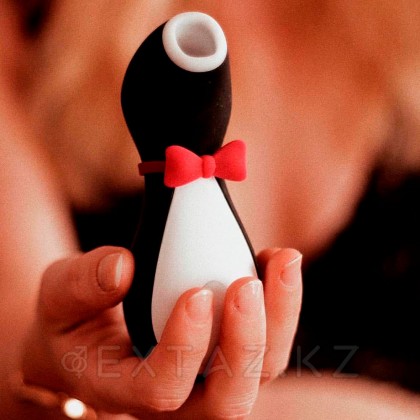 Массажер клитора Satisfyer Pro Penguin NG, черный от sex shop Extaz фото 4