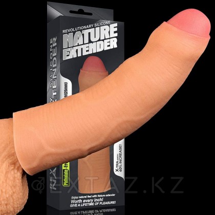 Насадка для увеличения пениса - 17,8 см. (Реалистичней не бывает) от sex shop Extaz фото 6