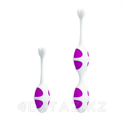 Набор силиконовых вагинальных шариков (30г. / 40г.) от sex shop Extaz фото 8