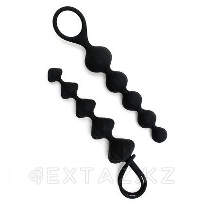 Набор анальных стимуляторов Satisfyer Love Beads black (2 шт) от sex shop Extaz фото 4